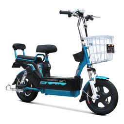 小刀電動(dòng)車新款48V20Ah滑板電動(dòng)自行車 雙人代步踏板車金鑰匙 啞光金屬藍(lán)綠電動(dòng)車